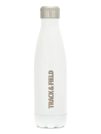 Track & Field Steel Bottle In White