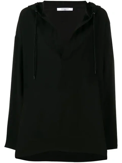 Givenchy Hooded Blouse In Black