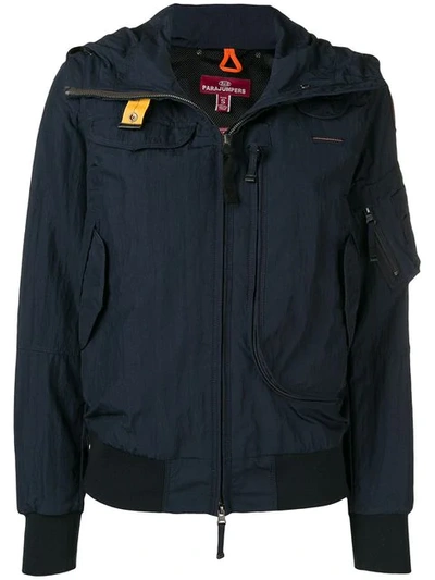 Parajumpers Hooded Jacket In Blue