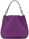 Bottega Veneta Intrecciato Loop Bag In Purple