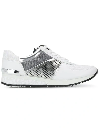 Michael Michael Kors Allie Mesh Trainers In White