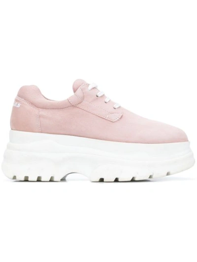 Joshua Sanders Spice Dollar Platform Trainers In Pink