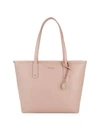 Furla Winged Leather Tote In Moonstone