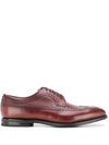 Church's Perforated Detail Oxford Shoes In Brown