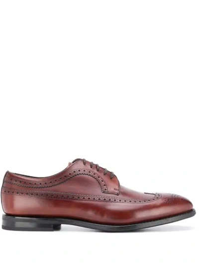 Church's Perforated Detail Oxford Shoes In Brown