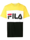 Fila Colour Block T In Black