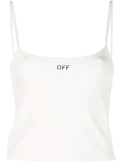 Off-white Logo Print Cami - 白色 In White