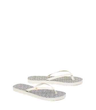 navy leather flip flops