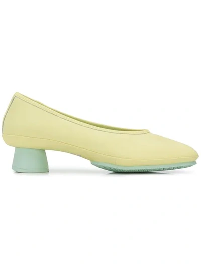 Camper Alright Heel Pumps In Yellow