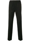 Helmut Lang Side Striped Trousers In Black