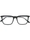 Montblanc Oversized Square Frame Glasses In Black