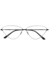 Balenciaga Cat Eye Glasses In Black