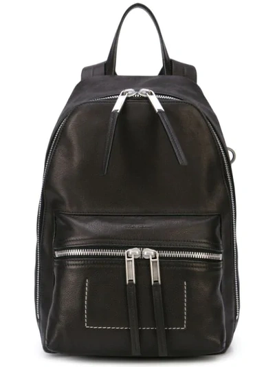 Rick Owens Stitch Detail Backpack In Black