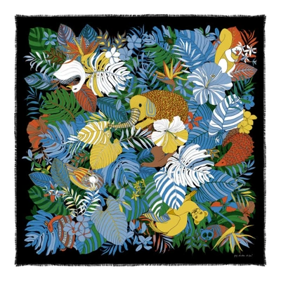 Pig, Chicken & Cow Cashmere Silk The Tropical Scarf