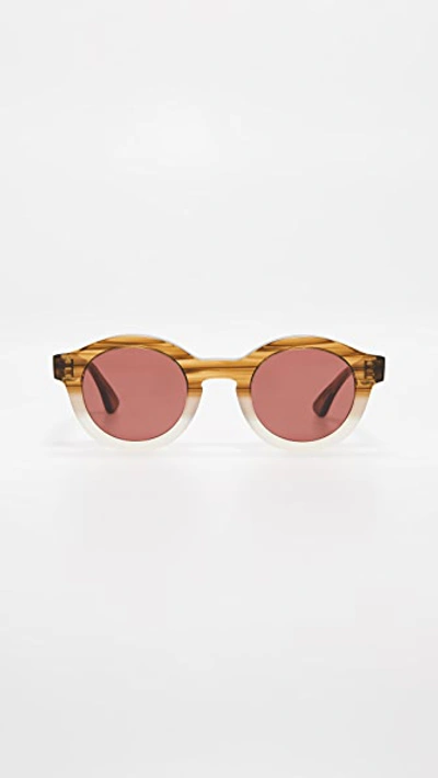 Thierry Lasry Olympy 901 Sunglasses In Brown/red