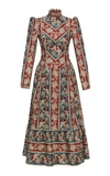 Lena Hoschek Prairie Patterned Cotton Dress In Print