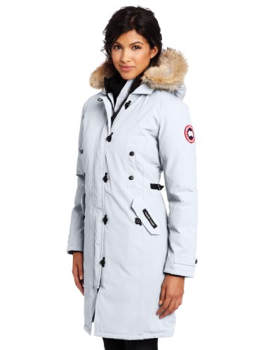 Canada Goose Women's Kensington Parka Coat In White | ModeSens