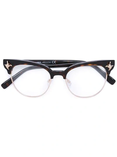 Dsquared2 Babe Wire Emblem Glasses In Black