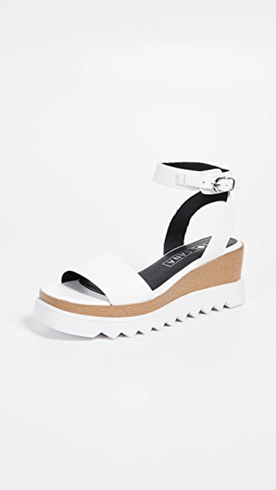Sol Sana Tray Wedge Sandals In White