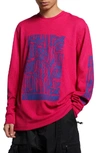 Nike Waffle Top In Rush Pink