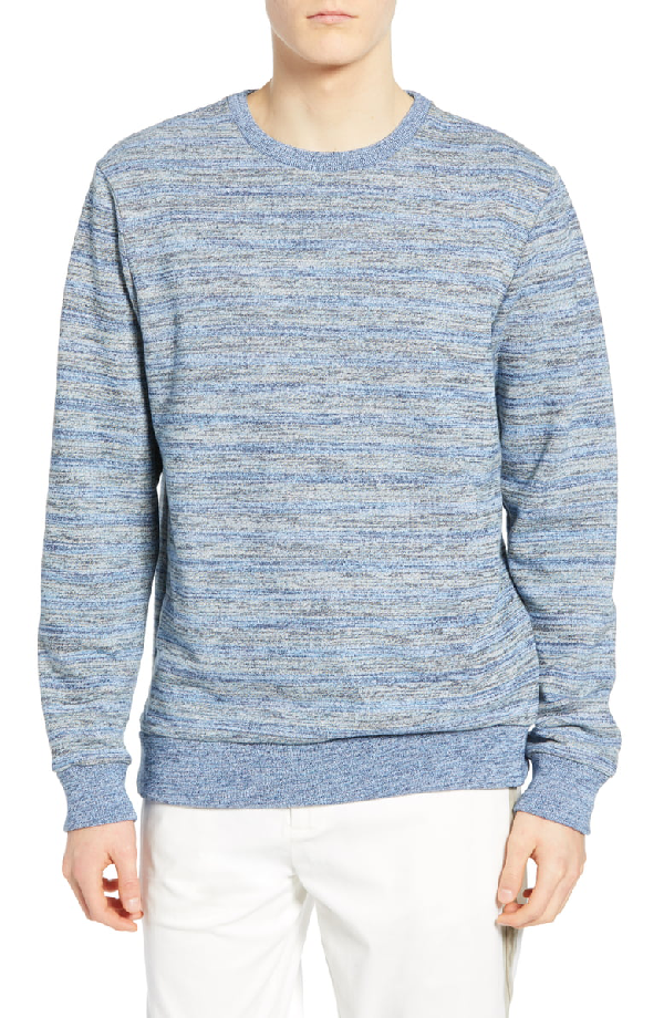 Scotch & Soda Stripe Crewneck Sweater In Combo A | ModeSens