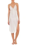 In Bloom By Jonquil Chiffon Long Chemise In Off-white