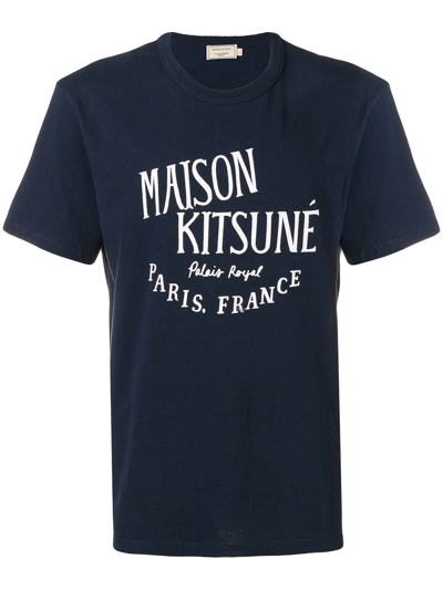 Maison Kitsuné Palais Royal T-shirt - 蓝色 In Blue