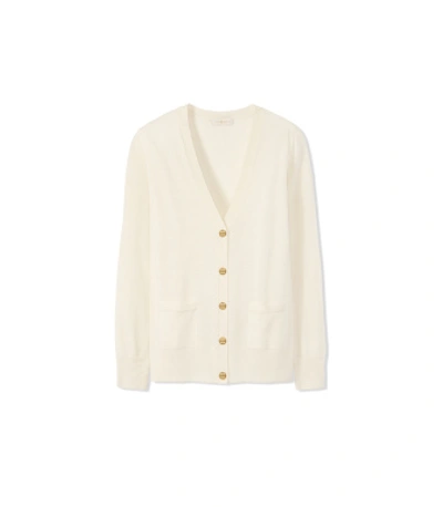 Tory Burch Madeline Cardigan In White
