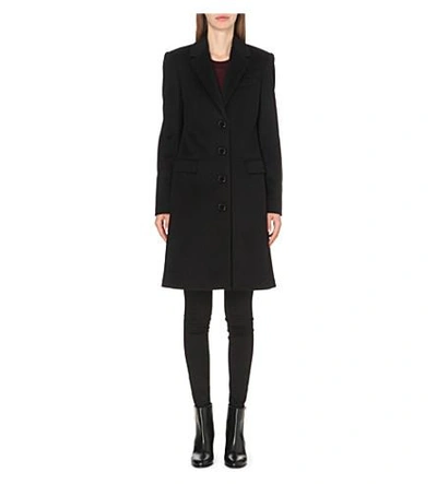 Burberry Sidlesham Wool And Cashmere-blend Coat In Black | ModeSens