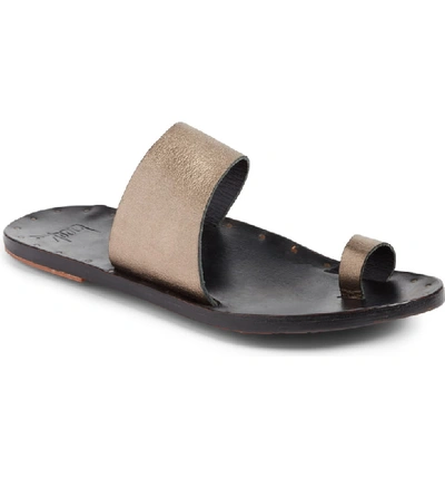 Beek Finch Sandal In Bronze/ Black