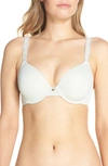 Natori Pure Luxe Underwire T-shirt Bra In Pear/ Lead