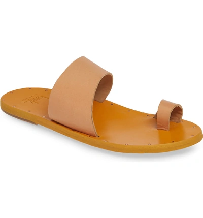 Beek Finch Sandal In Natural/ Saffron