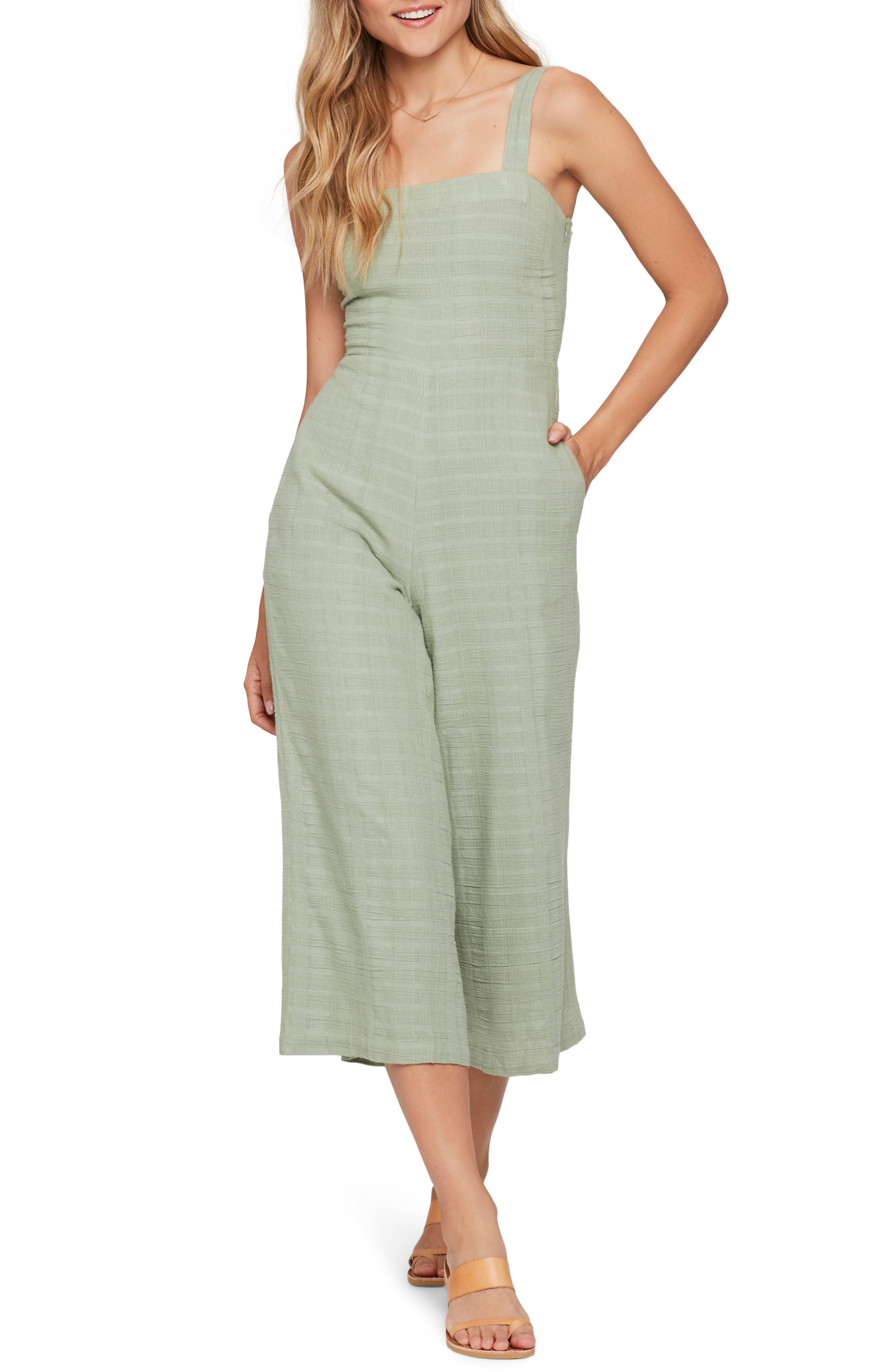L*space Oceanside Coverup Jumpsuit In Reef Green ModeSens