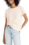 Madewell Northside Vintage Tee In Peach