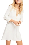 Free People Blossom Stretch Cotton Dress In White