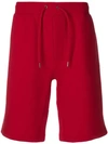 Polo Ralph Lauren Logo Print Shorts In Red