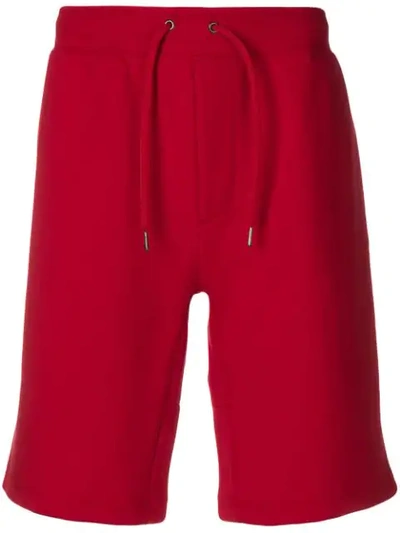 Polo Ralph Lauren Logo Print Shorts In Red