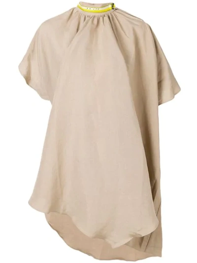 Aalto Adjustable Neck Dress In Neutrals