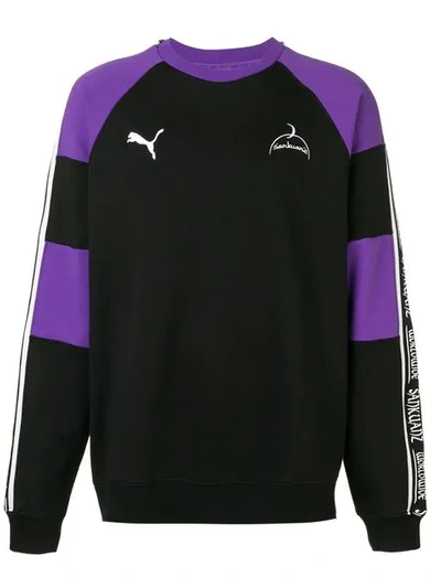 Puma X Sankuanz Crew Neck Sweatshirt In Black