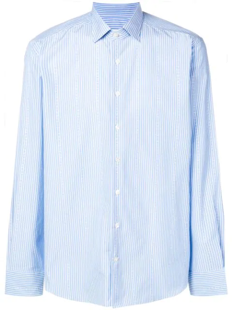 Etro Striped Shirt In Blue | ModeSens