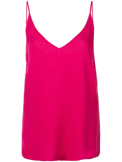 L Agence Camisole Tank Top In Pink