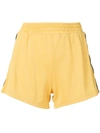 Chiara Ferragni Logomania Track Shorts - Yellow