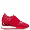 Le Silla Rubel Wave Sneaker In Red