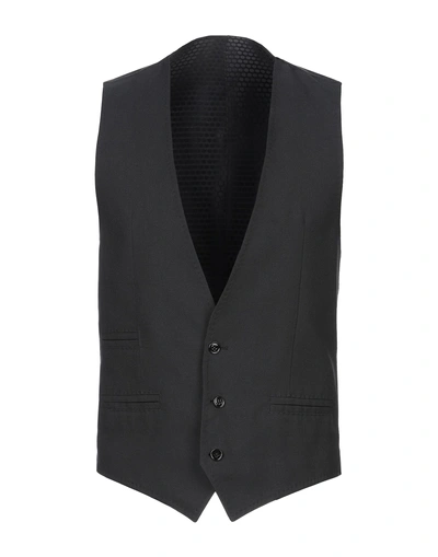 Dolce & Gabbana Suit Vest In Black