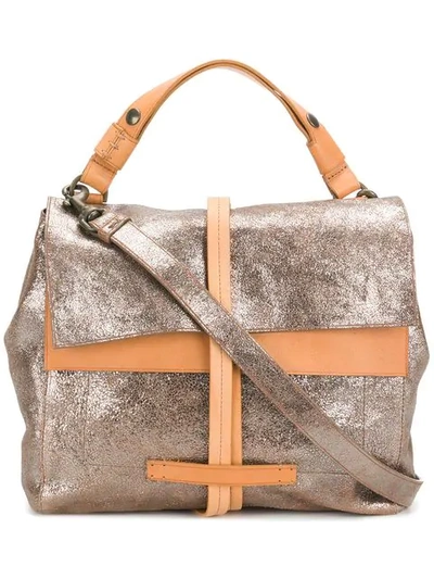 Officine Creative Seurat Satchel In Metallic