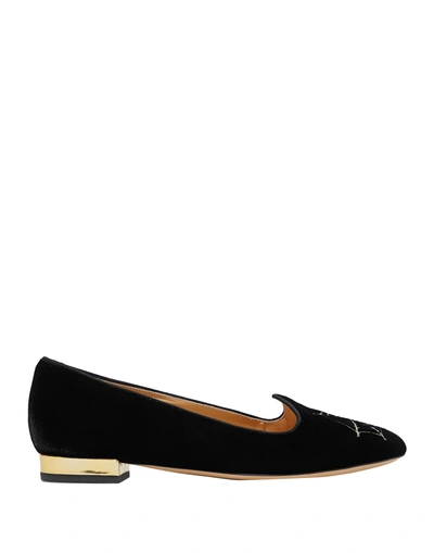Charlotte Olympia Loafers In Black