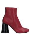 Mm6 Maison Margiela Ankle Boot In Red