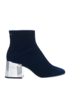 Mm6 Maison Margiela Ankle Boot In Dark Blue
