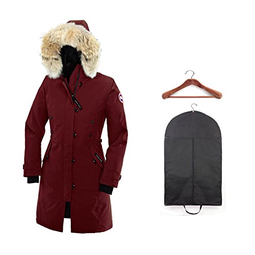 Canada Goose Women's Kensington Parka Coat In Niagra Grape W/ Cedar