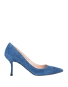 Sergio Rossi Pumps In Pastel Blue